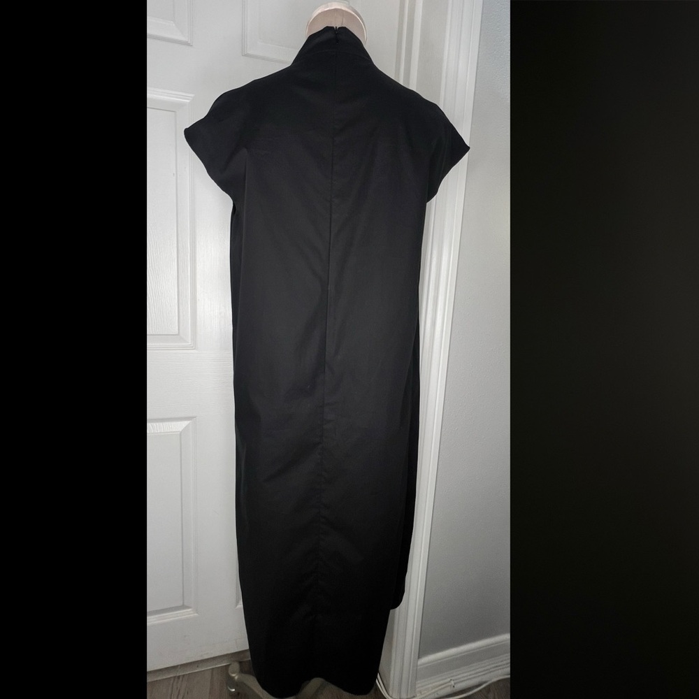 Cuyana Black Maxi Cotton Chic Dress Sz S - Picture 3 of 16